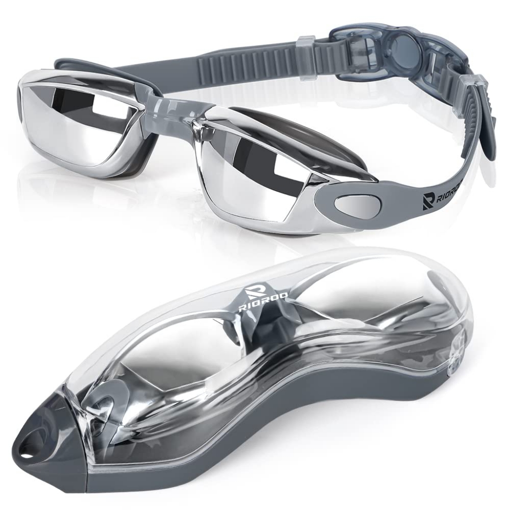 Rioroo Polarized Gray Swim Goggles